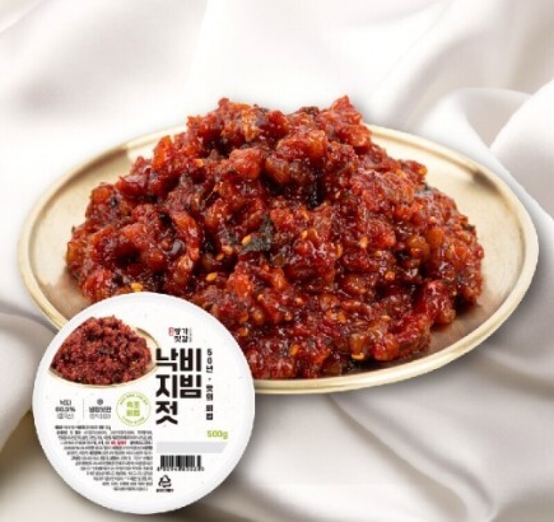 강원특산물,비빔낙지젓갈 (500g)