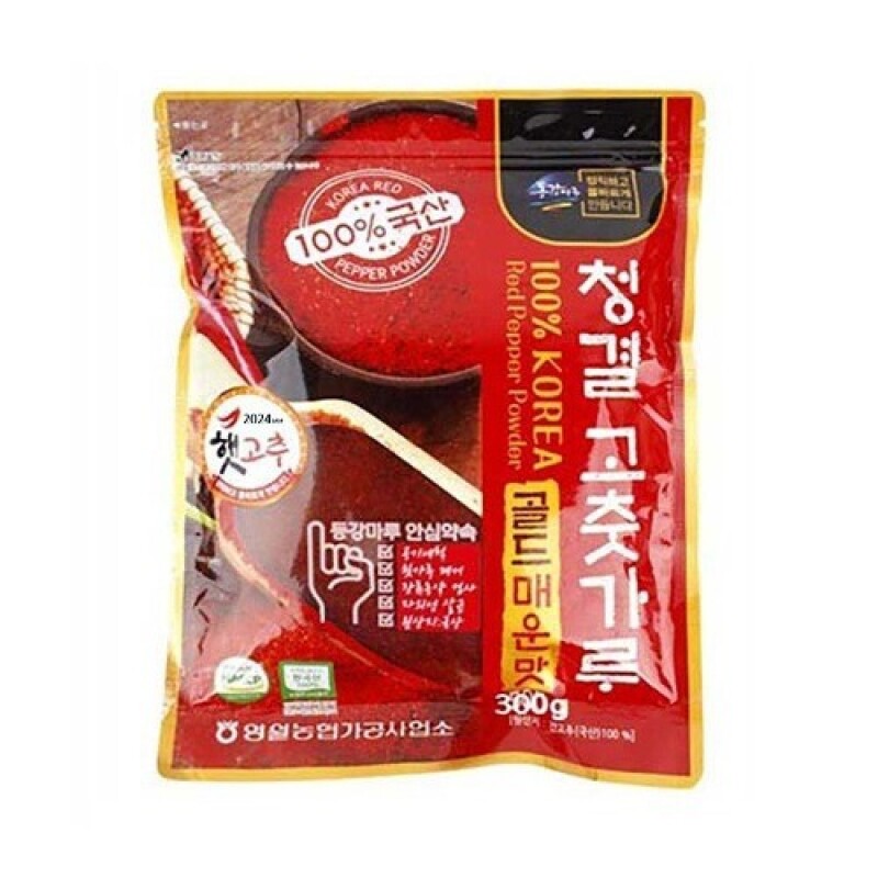 강원특산물,[24년산] 햇 청결고춧가루 (매운맛) 300g