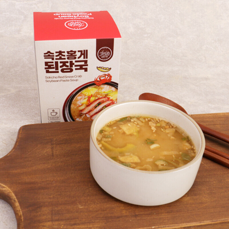 강원특산물,진짜 속초홍게가 들어간 간편 속초홍게된장국 50g(10g x 5ea)