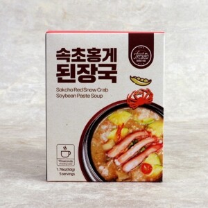진짜 속초홍게가 들어간 간편 속초홍게된장국 50g(10g x 5ea)