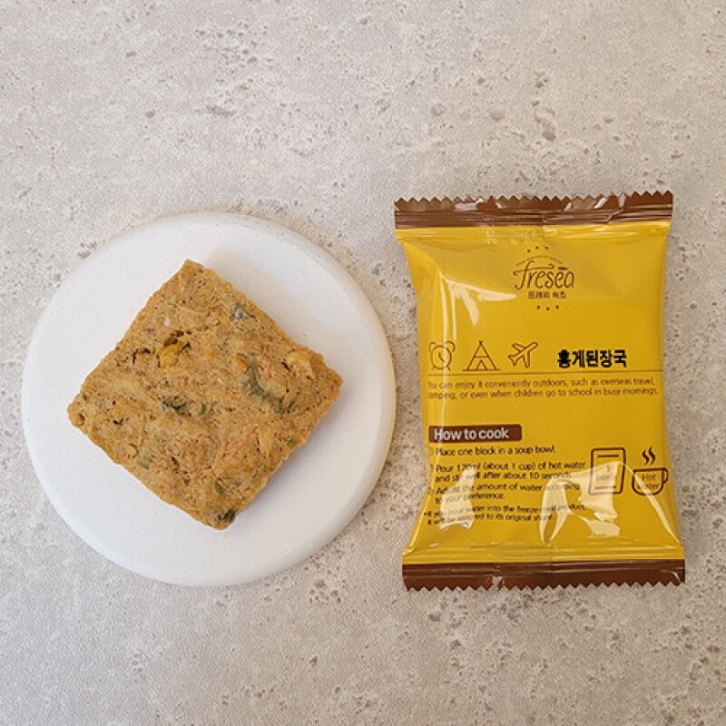 강원특산물,씨리얼 속초홍게된장국 50g(10g x 5ea)