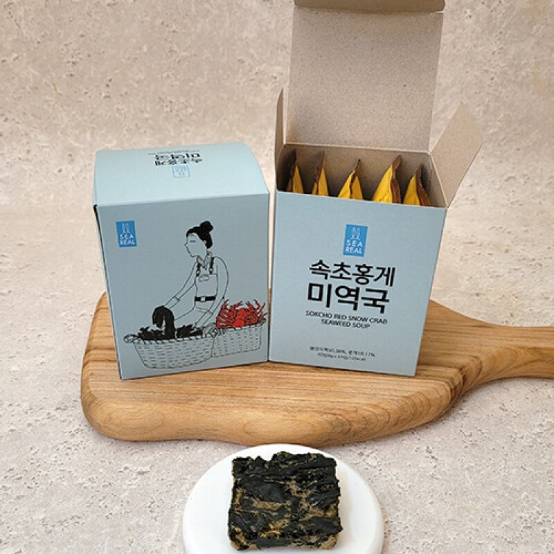 강원특산물,씨리얼 속초홍게미역국 40g(8g x 5ea)